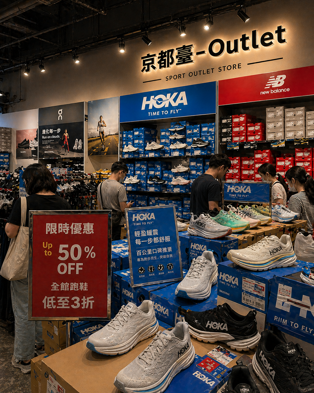 京都臺Hoka-Outlet｜Hoka全館單品跑鞋5折起